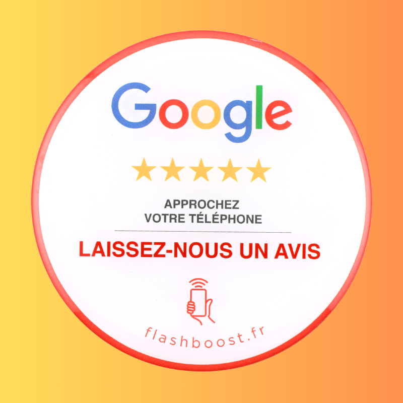 Plaque Google NFC
