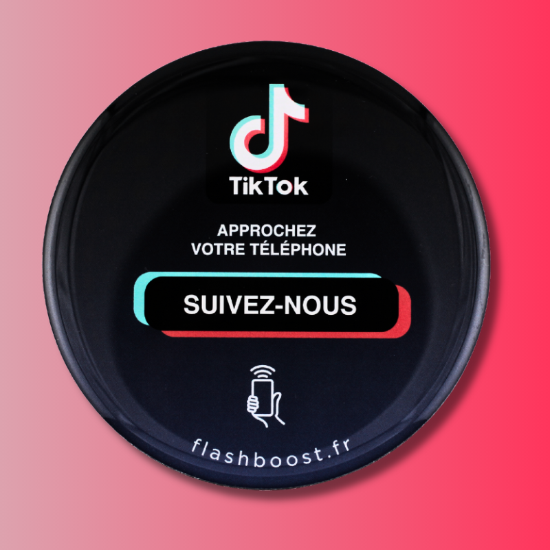 Plaque TikTok NFC