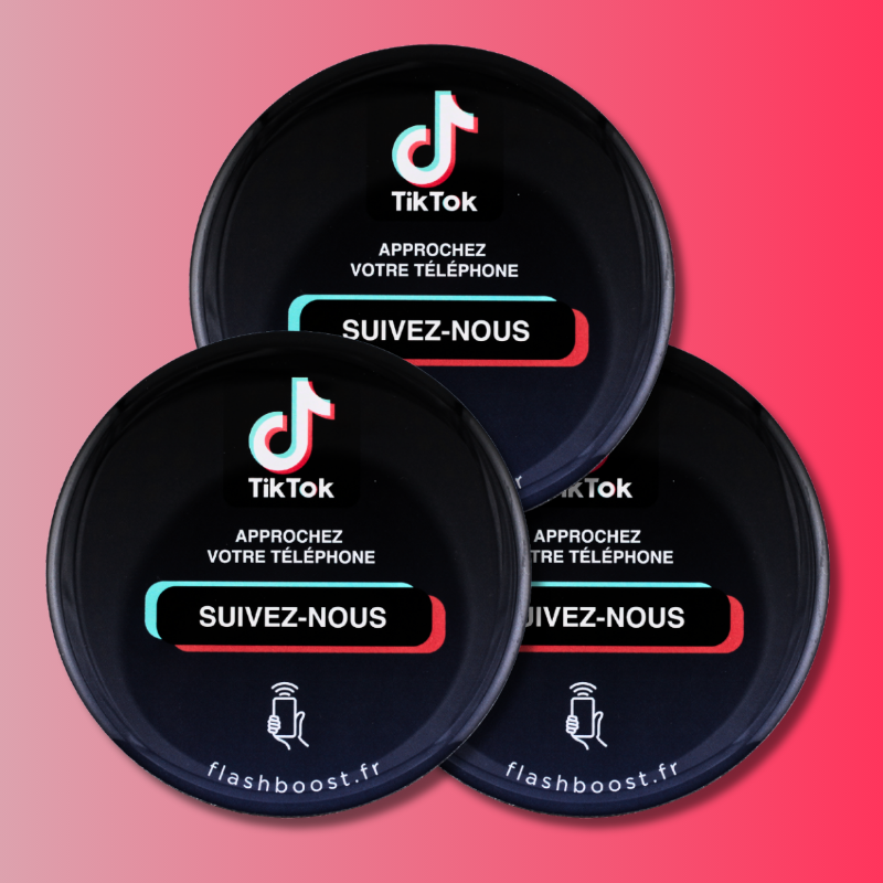 Plaque TikTok NFC
