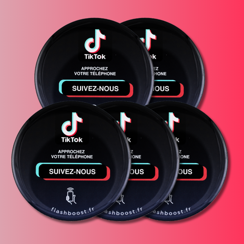 Plaque TikTok NFC