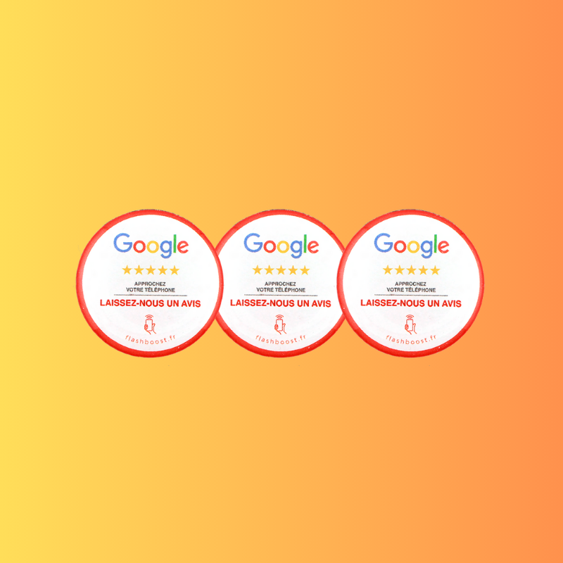 Mini Plaque Google NFC