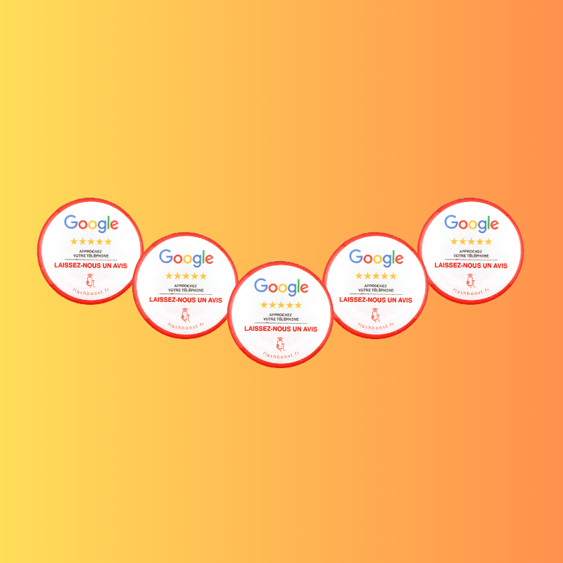 Mini Plaque Google NFC