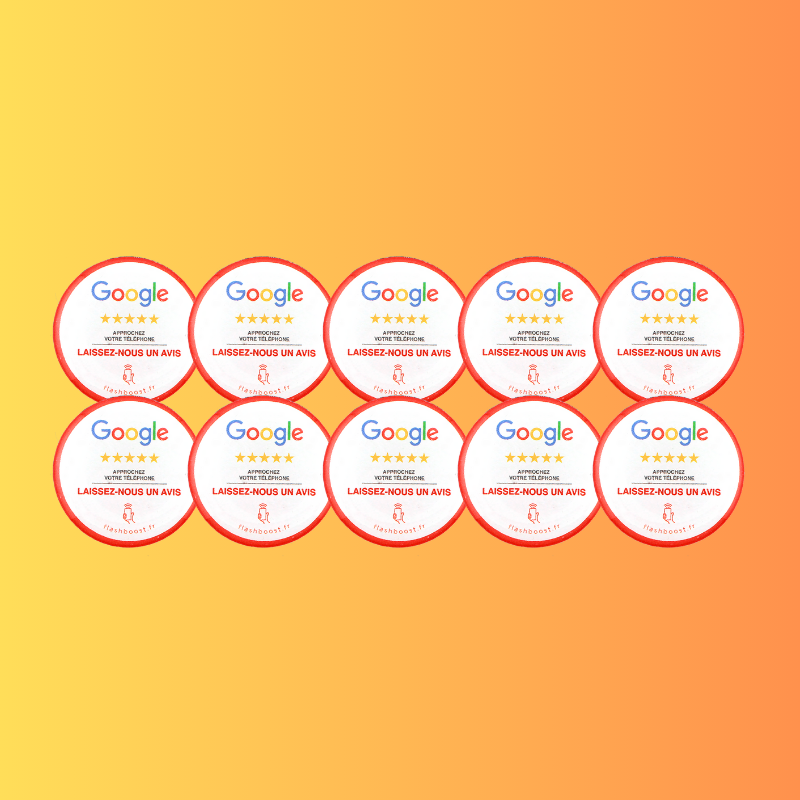 Mini Plaque Google NFC