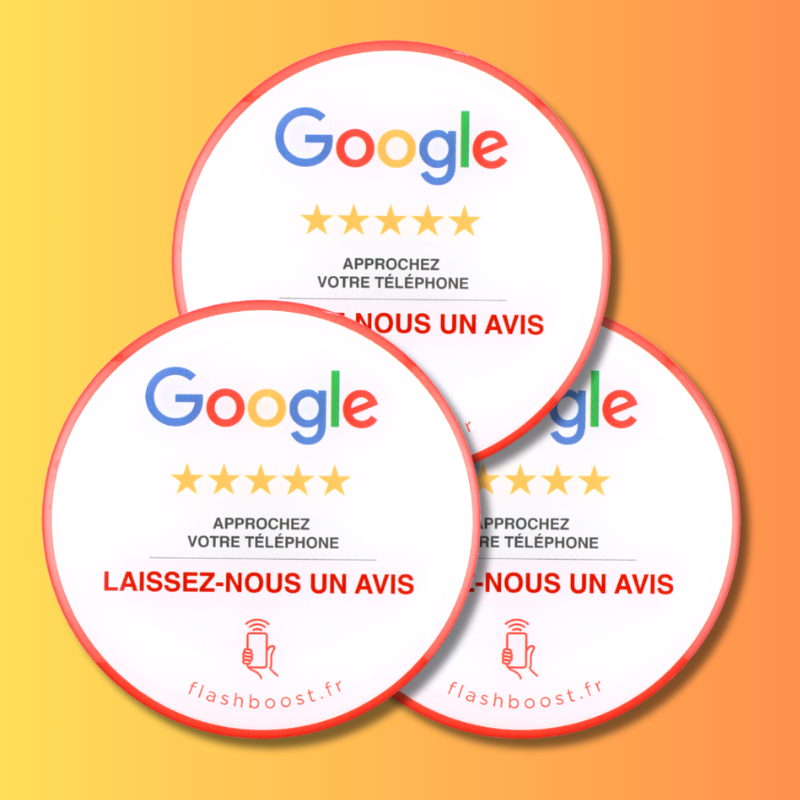 Plaque Google NFC