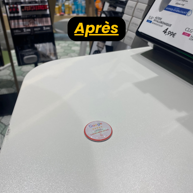 Mini Plaque Google NFC