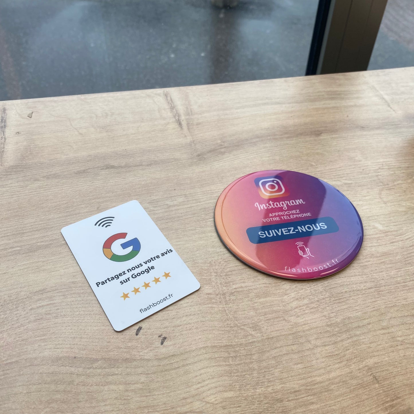 Plaque Instagram NFC