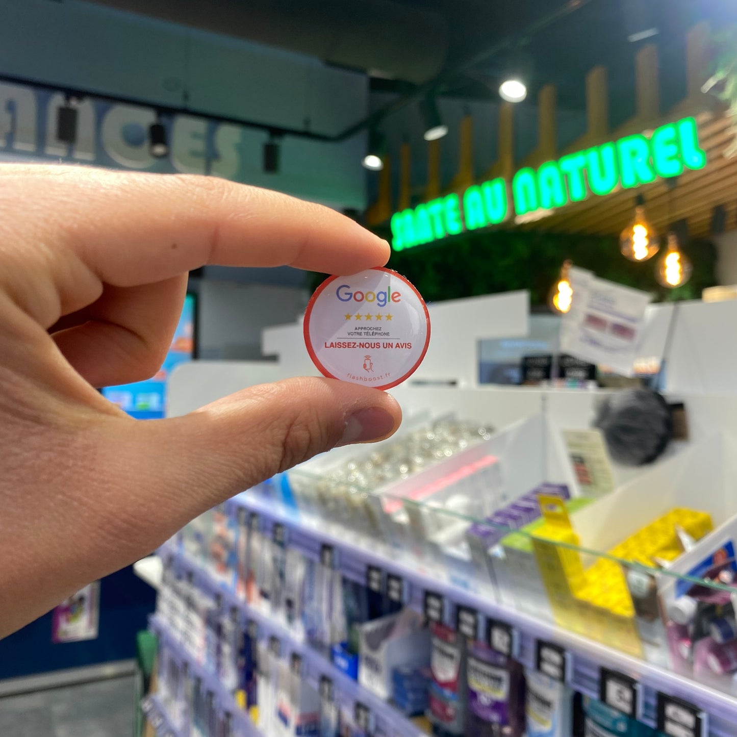 Mini Plaque Google NFC