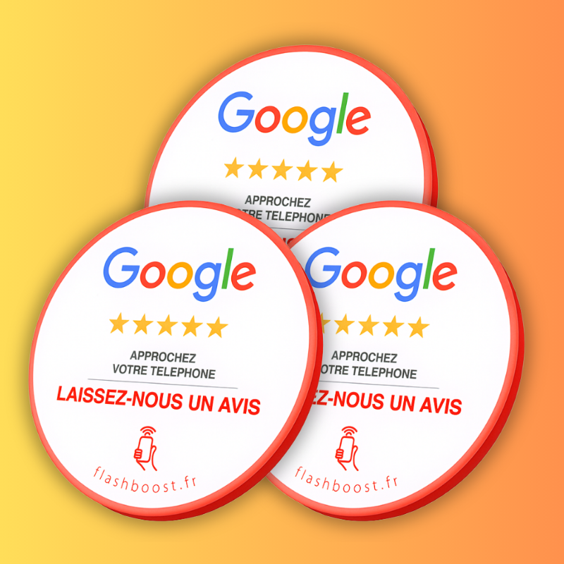 Plaque Google NFC