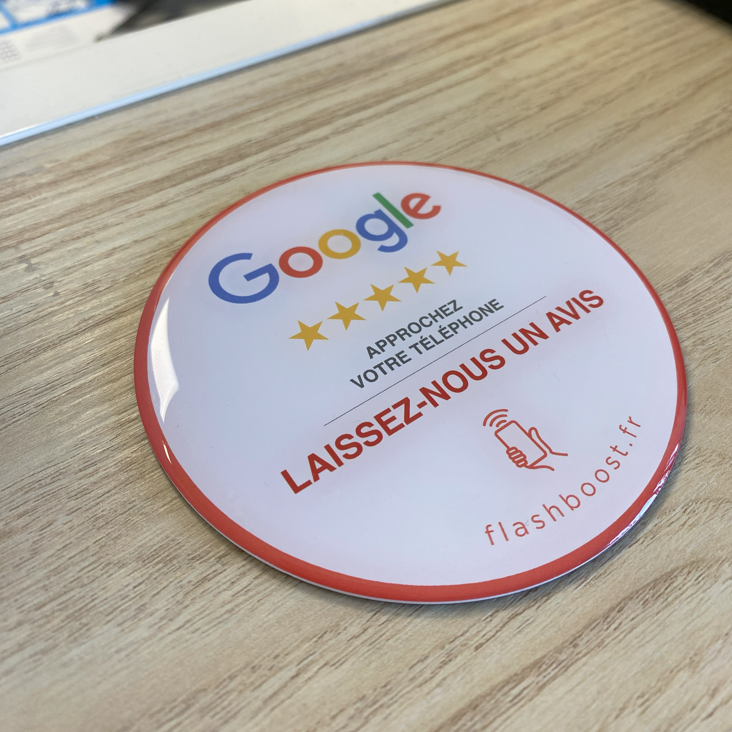 Plaque Google NFC