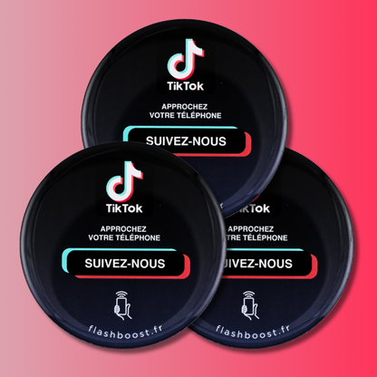 Plaque TikTok NFC
