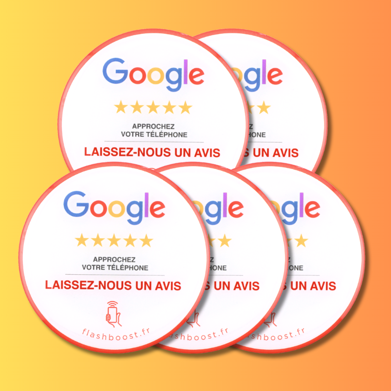 Plaque Google NFC