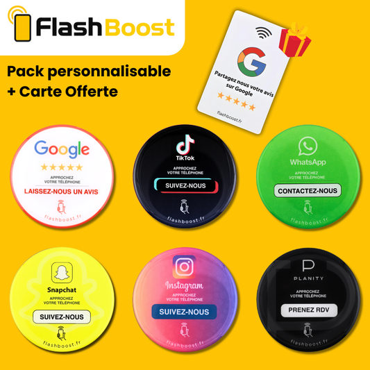 Pack personnalisable (4 Plaques)